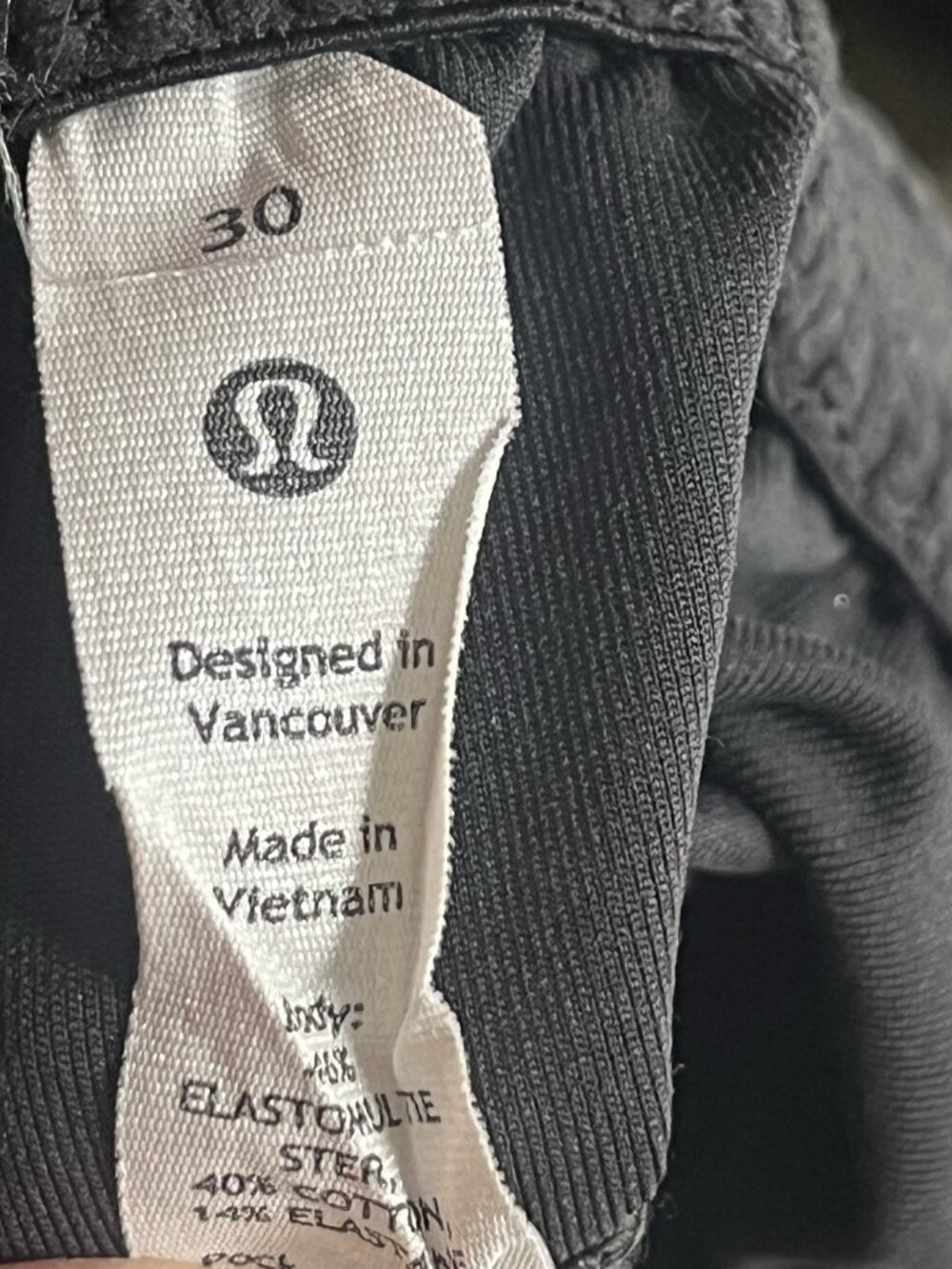 Lululemon Light Utilitech Cargo Pocket High-Rise Pant Graphite Grey Sz 30 - Picture 4 of 5